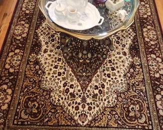 Living Room Rug and Coffee Table
