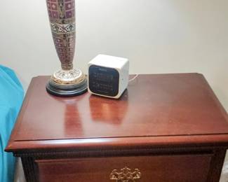2 of 2 Nightstand and Lamp