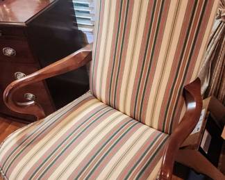 1 of 2 Queen Anne Armchairs