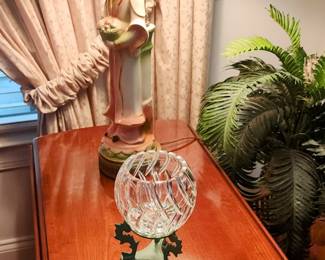 End Table and Asian Lamp