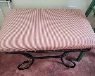 Bench with Metal Base