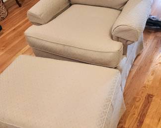 Armchair and Ottoman