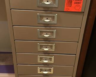 Metal file cabinet