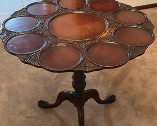 Antique pie table