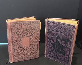 Pair of Two Rare 19thCentury Poetry Books