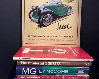 MG Automobile Advertisement And Books