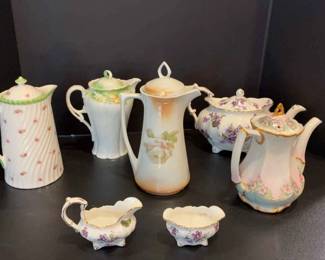 Collection Of Various China Teapots