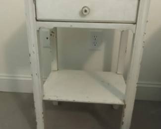 Little White End Table