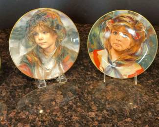 Royal Doulton Children of the World Collector Plates Set of 4 by Francisco Masseria