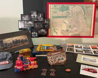Collection Of San Francisco Items And Trolleys
