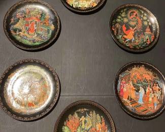 Vintage Decorative Russian Plates