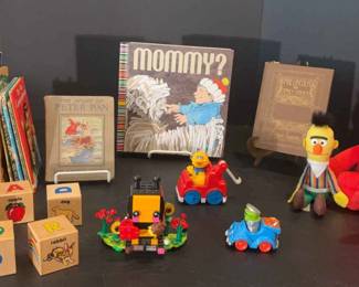 Collection Of Vintage And Modern Book And Toys