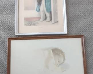Set Of 2 Vintage Prints by Bessie Pease Gutmann