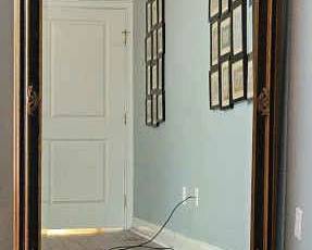 Extra Large Ornate Wall Mirror Classic Bronze Black Frame