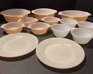 Anchor Hocking Fire King Plates,Casserole Dishes, Etc