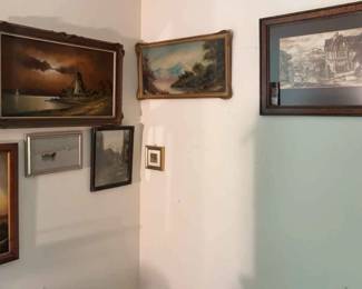 Vintage Framed Art Photography Collection 7Piece Gallery Wall