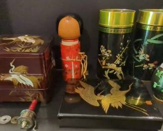 Various Sizes of Vintage Japanese Decor Collection