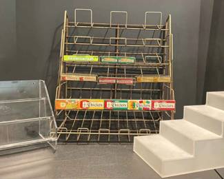 Vintage Gum Display Stand and Two Acrylic Display Stands