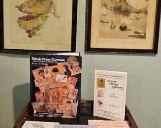 Bessie Pease Gutmann Art Book Collection and 2 Framed Prints