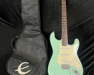 053 Teal Squire Bullet Strat