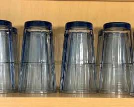 106 Blue Glassware
