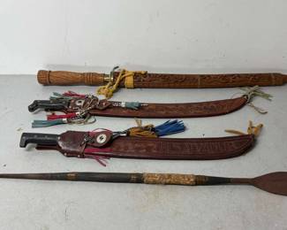 019 Indigenous Styled Swords Spear