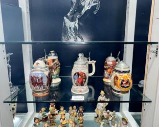 Murano Glass Horse, Beer Steins and Goebels Orlando Estate Auction