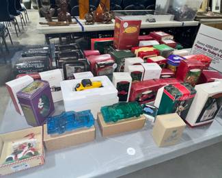 Hallmark Ornaments and Avon Cologne Orlando Estate Auction