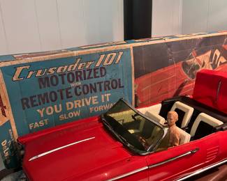 1964  101 crusader remote control car w box 