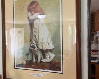 Disgrace framed print 