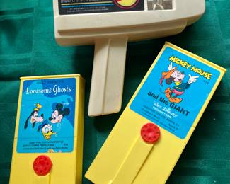 Fisher Price movie viewer and Disney views 