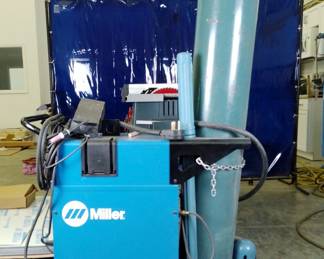 Miller Syncrowave Welding Machine, Model 180 SD, On Rolling Cart