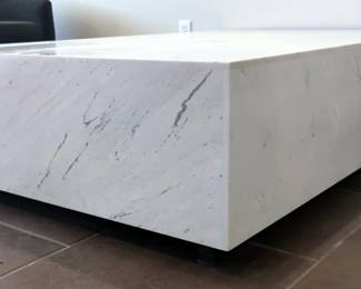 Modern Faux Marble Coffee Table