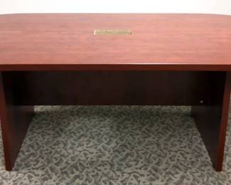 Oval Double Pedestal Conference Table