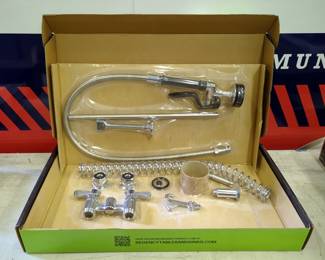 Regency Deck-Mount 4" Center Pre-Rinse Faucet