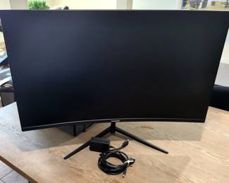 Gawfolk 32" Curved Computer Monitor, Includes Power Cords