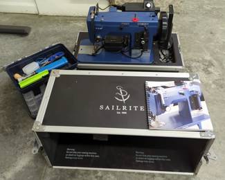 Sailrite Ultrafeed LSZ-1 Zigzag Sewing Machine with Case, Guidebook, and Accessories