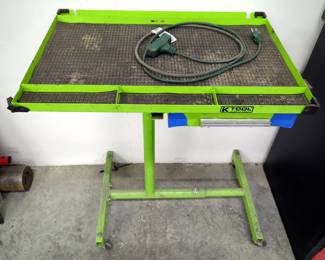 K Tool International Rolling Work Table Cart