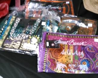 Laurel Burch new scarves and handbags