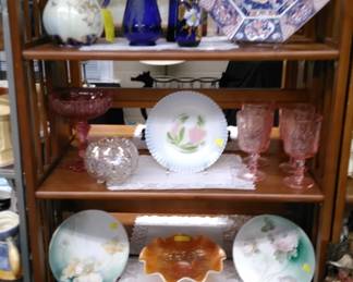 Elegant china and glass