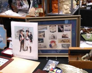 Military and sea items.