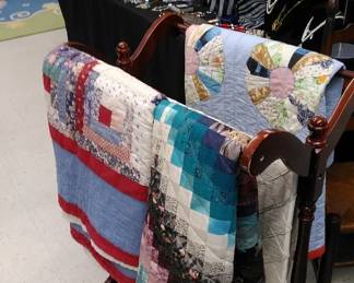Vintage quilts and lap blankets