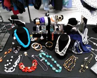 Some of the wonderful costume jewelry.