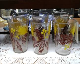 Mid-Century Modern water glasses (6)