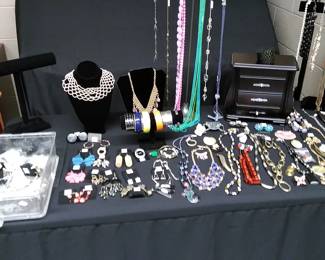 Some of the wonderful costume jewelry.
