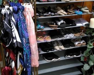 Great selection of women's shoes and accessory scarves