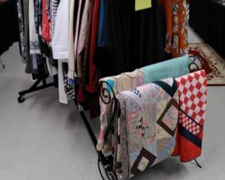 Quilts, coverlets and great clothing