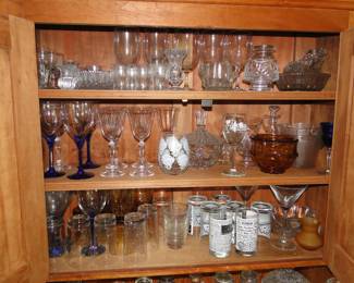 Vintage glassware