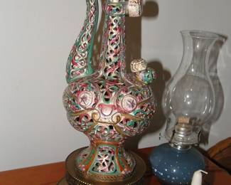 Vintage genie shaped lamp