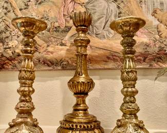Gold candlesticks